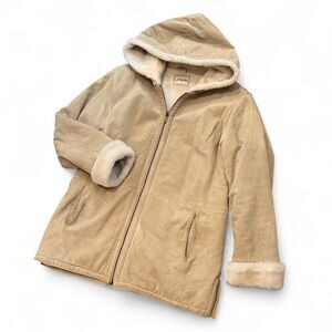 St-john-s-bay Women's Tan and Cream Jacket